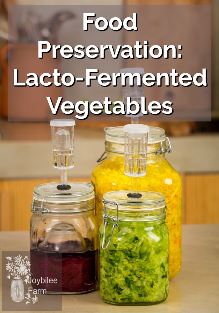 3 colorful jars of lacto-fermented vegetables