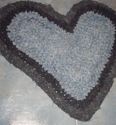 The Secret to Crocheting Flat Circular, Oval or Heart-Shaped Rag Rugs