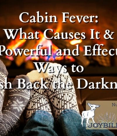 Cabin fever, seasonal affective disorder, mild depression, whatever you call it, it is a malady that affects rural people and northerners in the middle of the winter, in the dreariness of winter weather. But once you understand what it is you will have in your hands the way to overcome cabin fever.