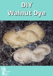 walnut dyed yarn