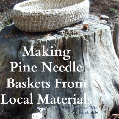 Making Pine Needle Baskets From Local Materials