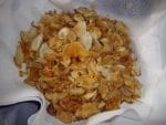 Homemade and healthy potato or veggie chips