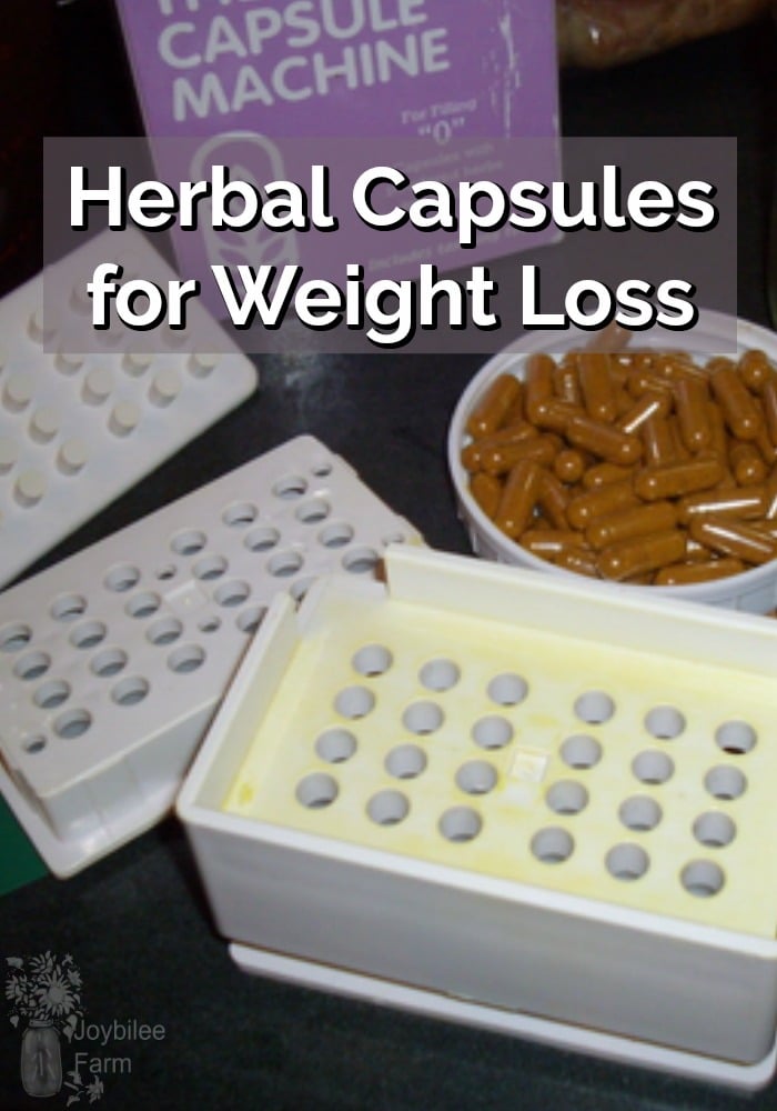 Herb capsules by a capsule making machine