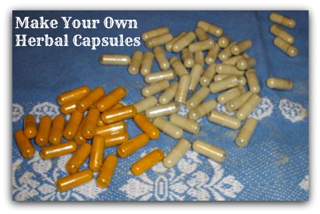 make your own herbal capsules