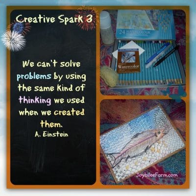 Creative Spark Day 3 – Swimming in Creative Joy