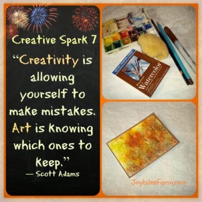 Creative Sparks 7 – What do you want your life to look like?
