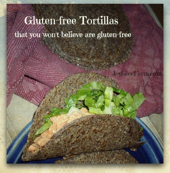 Gluten Free tortilla done