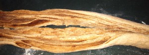 cinnamon twist bread cut the roll of dough