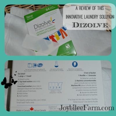 Dizolve Eco-Strips Laundry Detergent – I love this innovative product