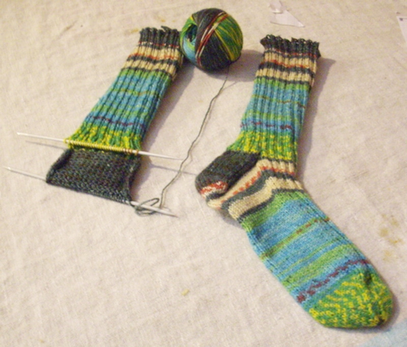 How to knit the heel flap