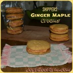 Ginger Maple Cream Cookies