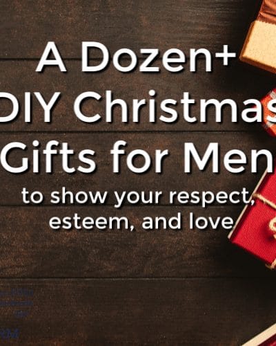 You can handcraft many DIY Christmas gifts that will show your respect, esteem, and love toward those special men in your life. Pick from over a dozen projects.