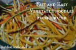 Fast and Easy Vegetable noodles from scratch