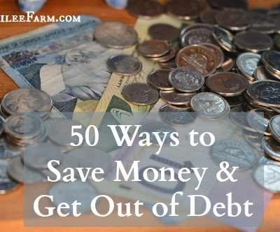 Debt Free Living:  50 Strategies to Save Money and Get Out of Debt