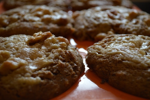 Breakfast muffin: Maple Walnut muffin with Goji Berries - Joybilee Farm