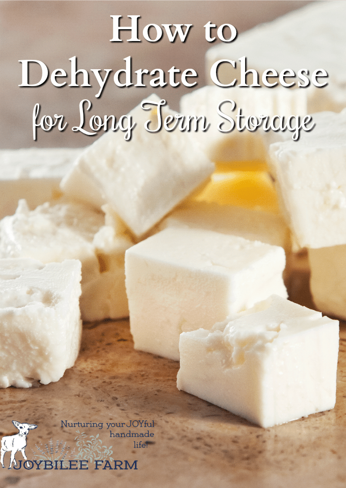 How to dehydrate cheese for long term storage