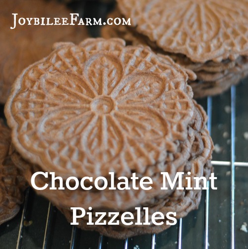 While pizzelles are a traditional Christmas cookie and chocolate mint flavour is traditionally associated with Christmas, these Chocolate Mint Pizzelles are unique and non-traditional. Put your pizzelle iron to work on this easy to make sweet wafer. Then enjoy it with a homemade espresso, mocha, latte, or macchiato.
