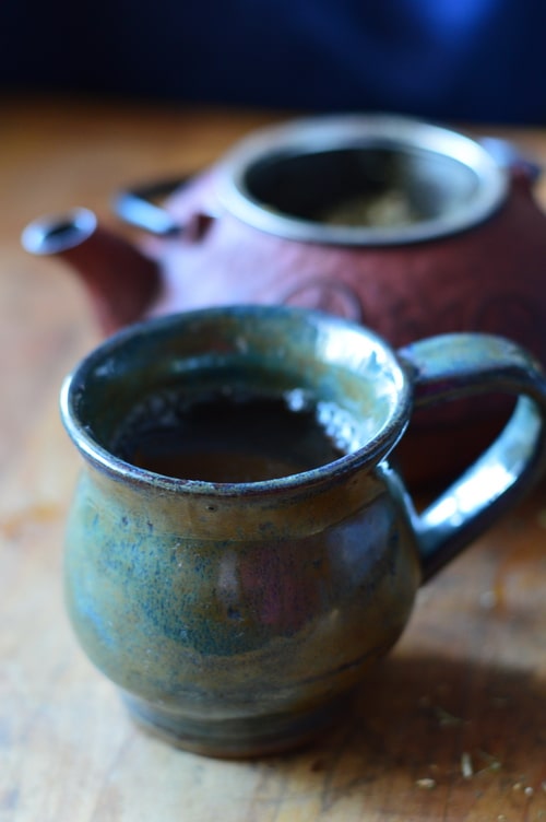 tea pot and tea cup