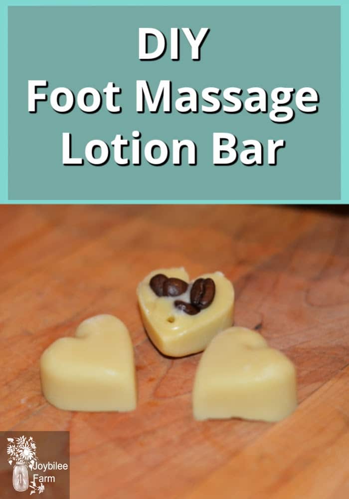 Heart shaped foot massage lotion bars