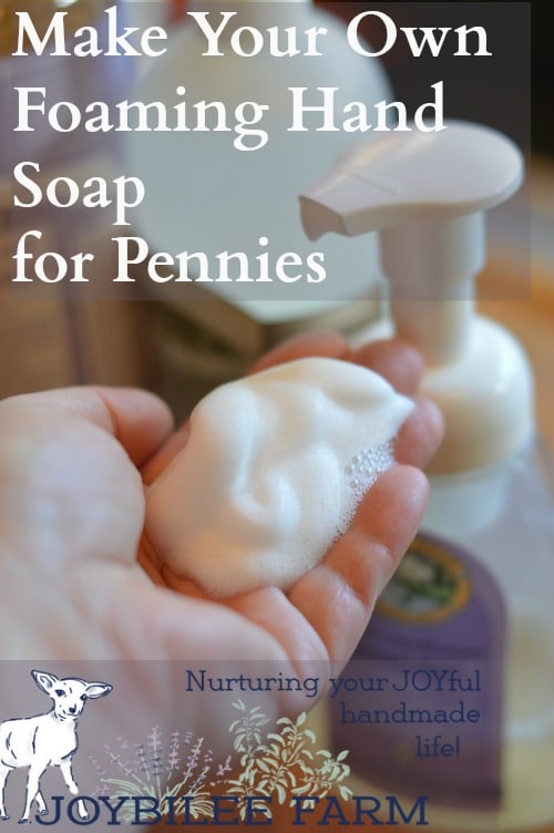 Whether you use bar soap, liquid soap, or foaming hand soap, you’ll need to replace your soap about once a month, or more often if your bathroom and kitchen soap gets heavy use. Soap is a significant household expense, which often gets added to the grocery bill without considering the costs and alternatives.