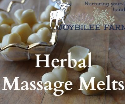 Lotion Bars for an Herbal Massage