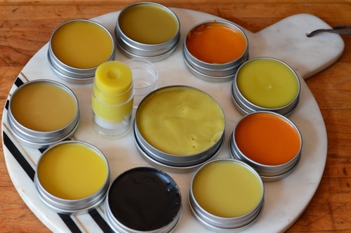 I made a dozen herbal salves in one afternoon!
