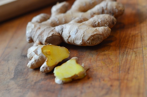 ginger - medicinal herb from the grocery store