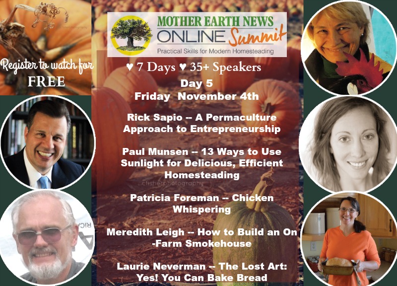 Mother Earth News Online Homestead Summit