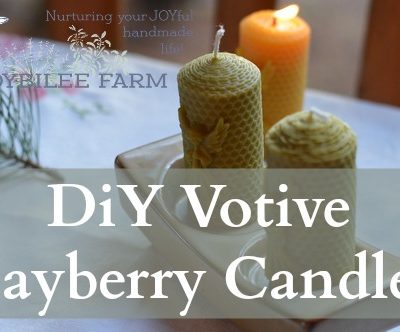 DIY Bayberry Candle from Foraged Berries