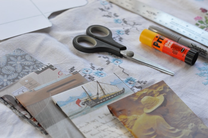 How to: DIY Envelope Glue & Envelopes w/ a Ruler & Scissors 