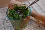 You can preserve herbs by fermentation and add probiotic goodness to salad dressings, sauces, and condiments.