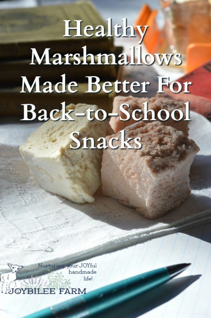 Healthy marshmallows make the perfect after-school snack, especially when you make them yourself, taking into account your own family's health needs. They can be made even better when herbs are added. Make your back-to-school snack a nutritious, health-supporting treat, that kids will ask for s'more.