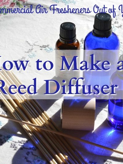 In summer the gross smells seem to hang around a little longer. The more hot and humid it is the more off-smells seem to cling. But don’t grab the toxic solid air fresheners or sprays. Instead make a reed diffuser and freshen indoor air with natural botanical essential oils. You can make one in less than 5 minutes.