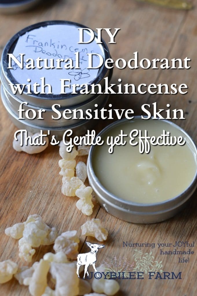 You can make DIY natural deodorant in just 15 minutes and have a gentle and safe solution for body odor and sweat. Frankincense is anti-inflammatory, antibacterial, and antifungal, while being gentle on the skin. It is a first rate essential oil to use near the breasts and lymph nodes with recognized anti-tumor and lymphatic benefits.