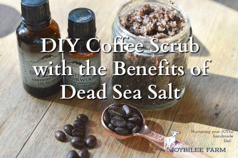This DIY coffee scrub is rich in minerals, exfoliating and helps to smooth cellulite, soothe varicose veins, and brighten and tighten aging skin.