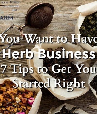 When you are ready to start your herb business keep these 7 tips in mind, to ensure your success.