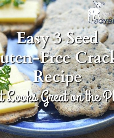 Easy Gluten-Free Cracker Recipe that tastes great and looks great on the plate and is firm enough to be used as the base for appetizers.