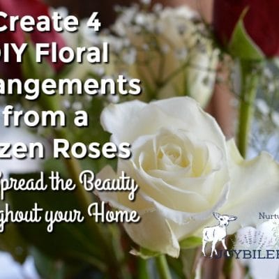 Create 4 DIY Floral Arrangements from a Dozen Roses and Spread the Beauty throughout your Home