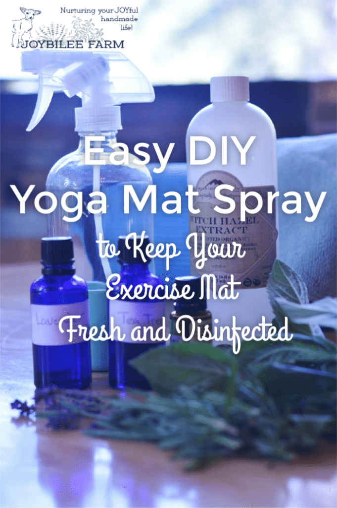 Easy yoga mat spray cleaner