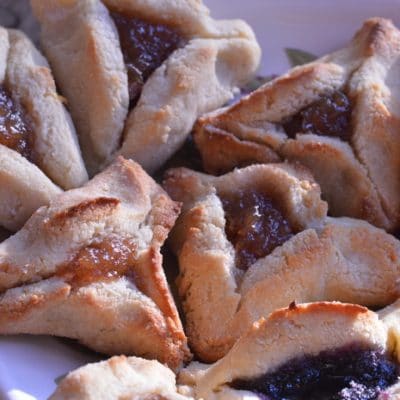 Gluten Free Hamantaschen with Almond Flour for Purim