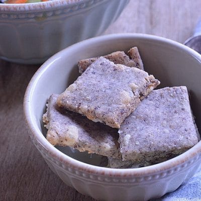 Cheesy Low Carb Crackers with Just 5 Ingredients