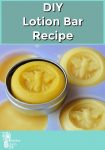 homemade lotion bar and bars in mold