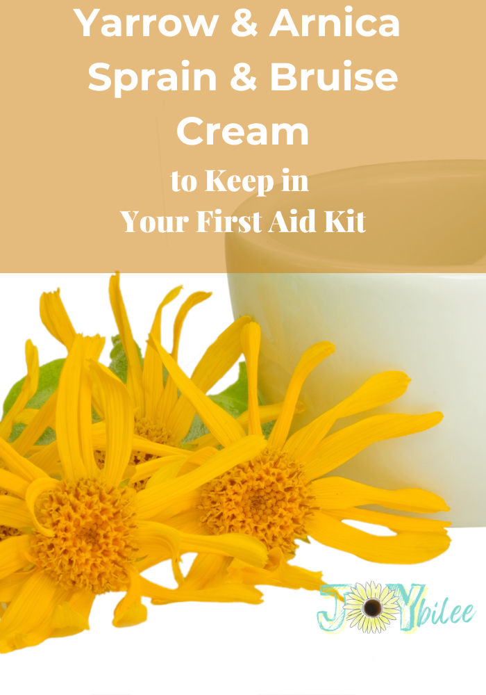 Yarrow And Arnica Sprain And Bruise Cream To Keep In Your First Aid Kit ...