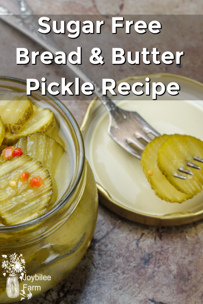 Sugar-Free Bread And Butter Pickle Recipe That Is Ready In A Week