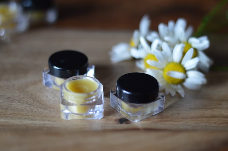solid perfume in small containers