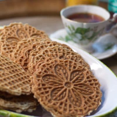 Gluten Free Pizzelle Recipe with Traditional Anise Seed Flavor