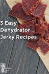 Jerky on a wooden background