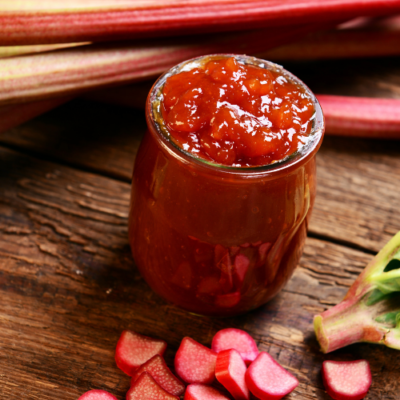 Rhubarb BBQ Sauce for Summer Grilling