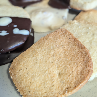 Festive Gluten-Free Vanilla Shortbread Cookies